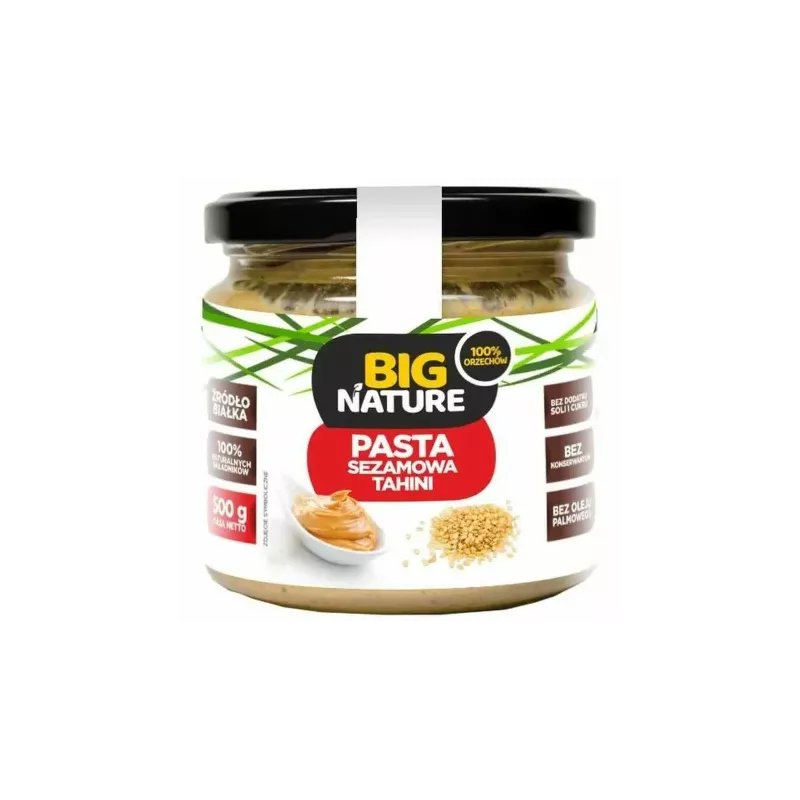Pasta Sezamowa TAHINI 500 g - Big Nature