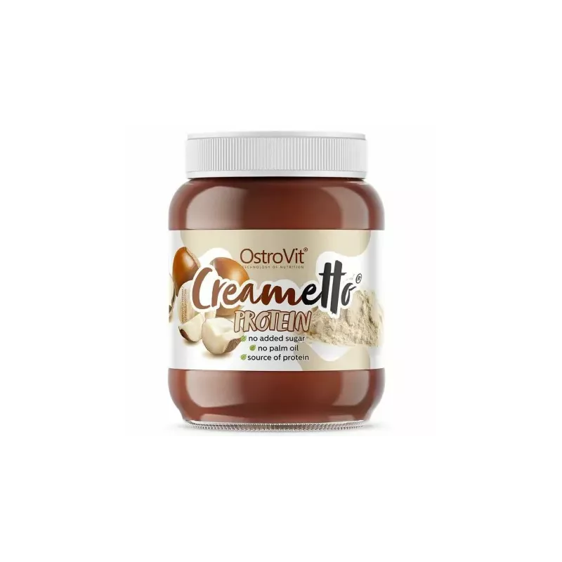 Proteinowy Krem Orzechowy Bez Dodatku Cukru Creametto Protein 320 g - OstroVit