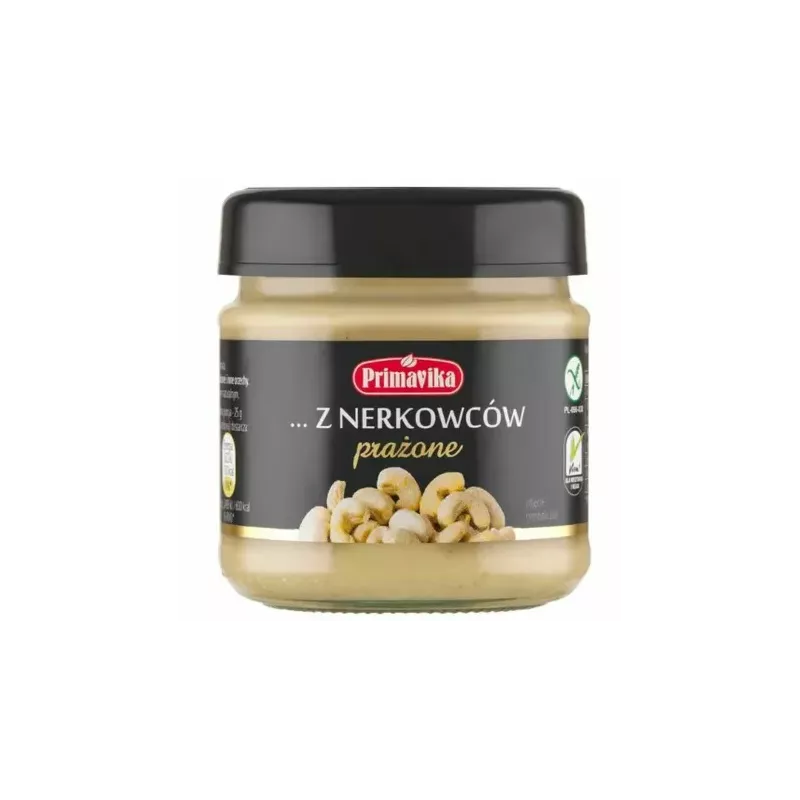 Pasta z Prażonych Orzechów Nerkowca 185 g - Primavika