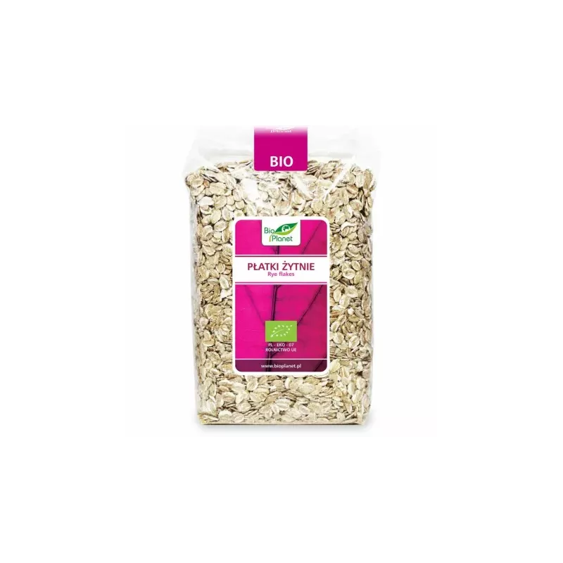 Płatki Żytnie Bio 600 g - Bio Planet