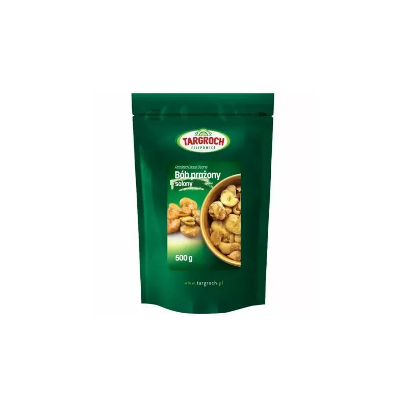 Bób Prażony Solony 500 g - Targroch