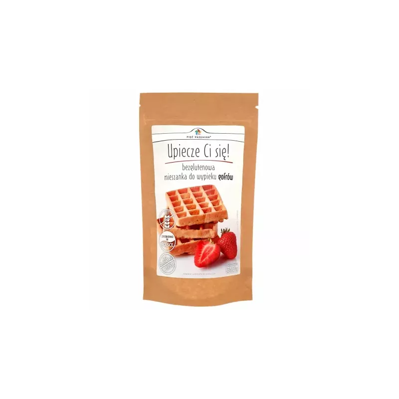 Mieszanka na Gofry Bezglutenowe 350 g - Pięć Przemian