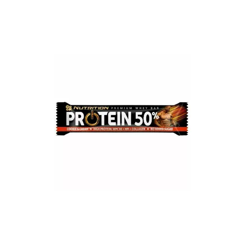 Baton Protein 50% Cookie and Cream 40 g - GO ON
