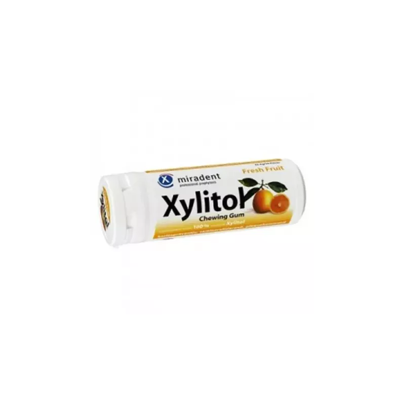 Xylitol Guma do Żucia Owoce Cytrusowe (30 Sztuk) - Miradent