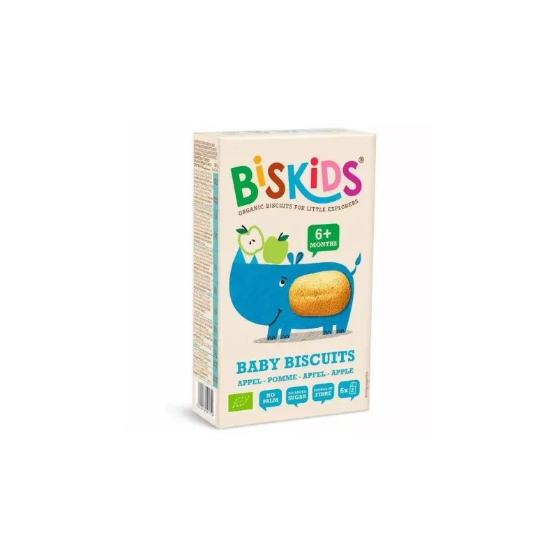 Ciasteczka z Jabłkiem Bio 120 g - Biskids