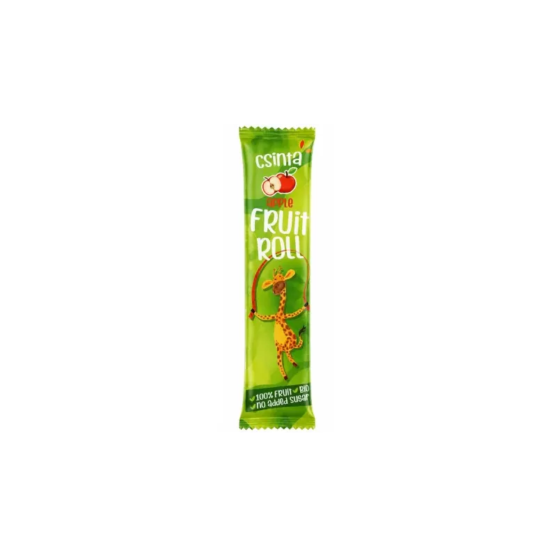Przekąska Roll Jabłko Bez Dodatku Cukru Bio 12 g - Csinta