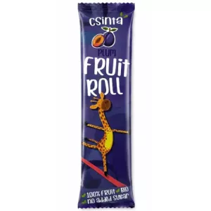 Przekąska Roll Śliwka Bez Dodatku Cukru Bio 12 g - Csinta