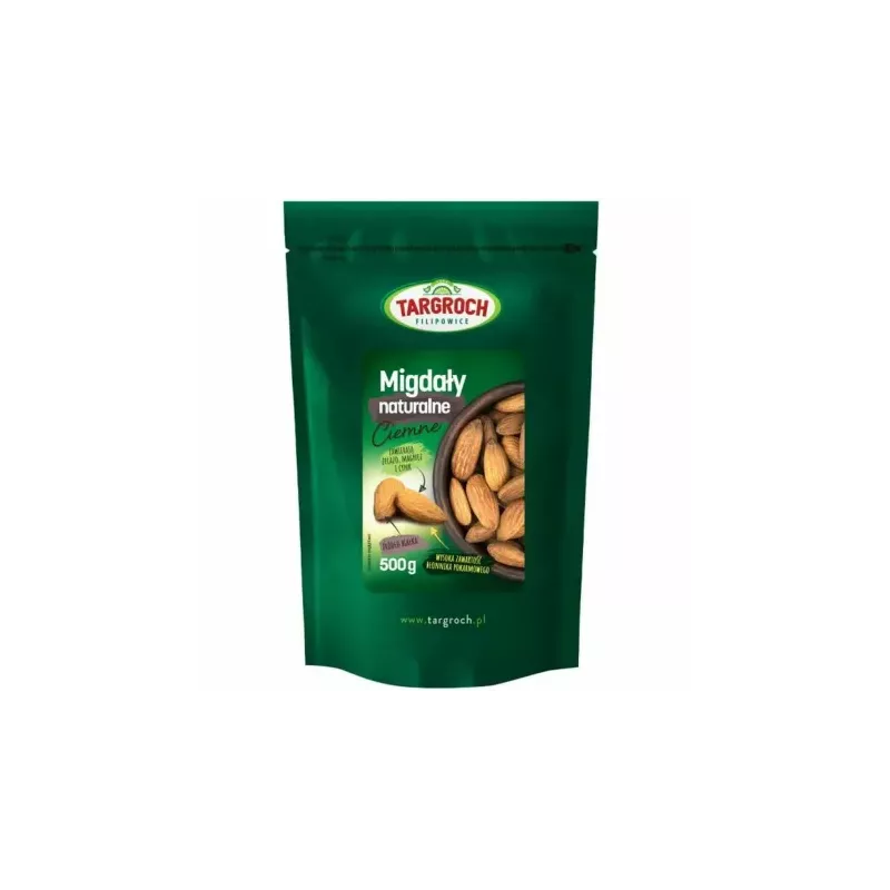 Migdały Naturalne Ciemne 500 g - Targroch