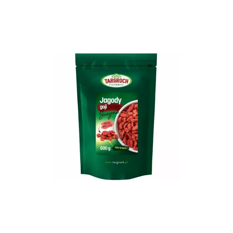 Jagody Goji Suszone 500 g - Targroch