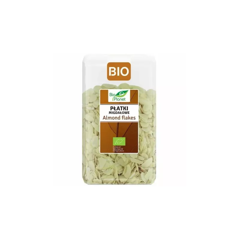 Płatki Migdałowe Bio 600 g - Bio Planet