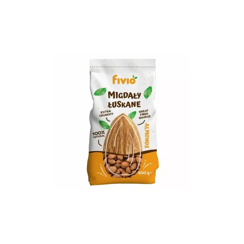 Migdały Całe Flowpack 500 g - Fivio