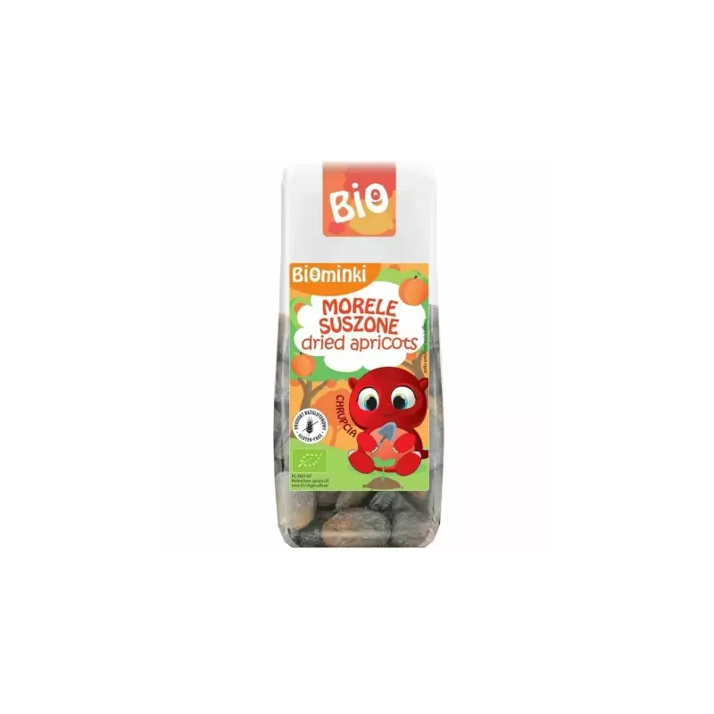 Morele Suszone Bezglutenowe Bio 100 g - Biominki