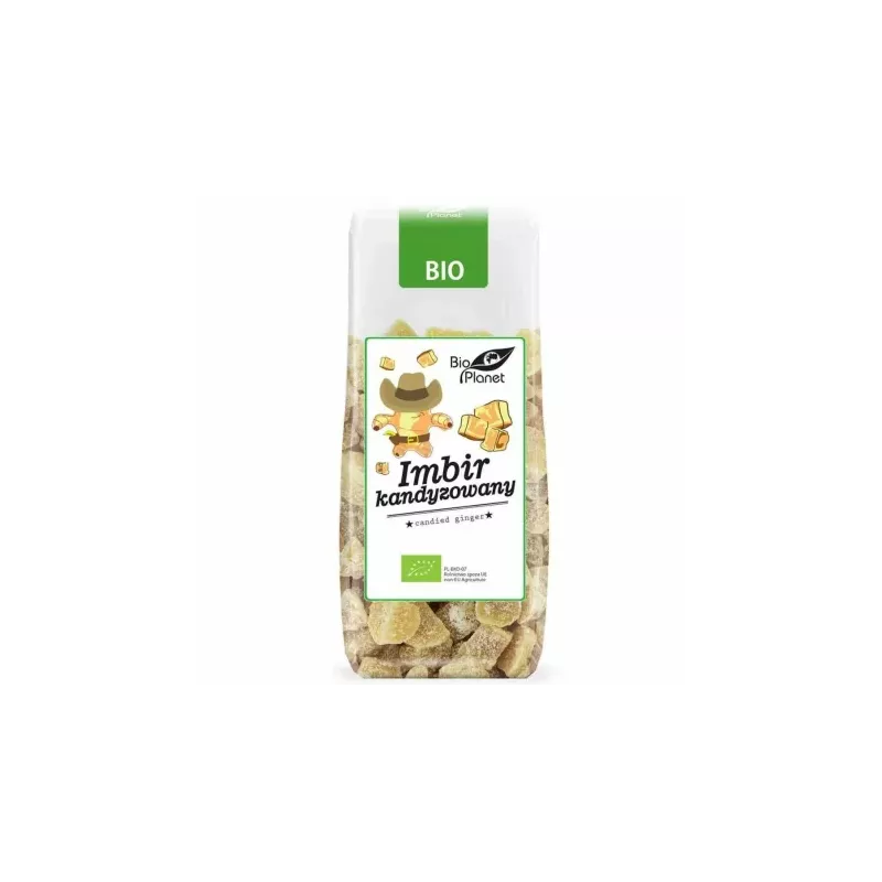 Imbir Kandyzowany Bio 100 g - Bio Planet