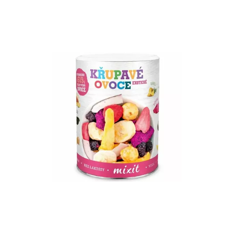 Egzotyczny Mix Chrupiące Owoce (Owoce Liofilizowane) 110 g - Mixit