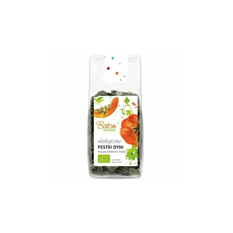 Pestki Dyni Ciemnozielone Bio 125 g - BATOM
