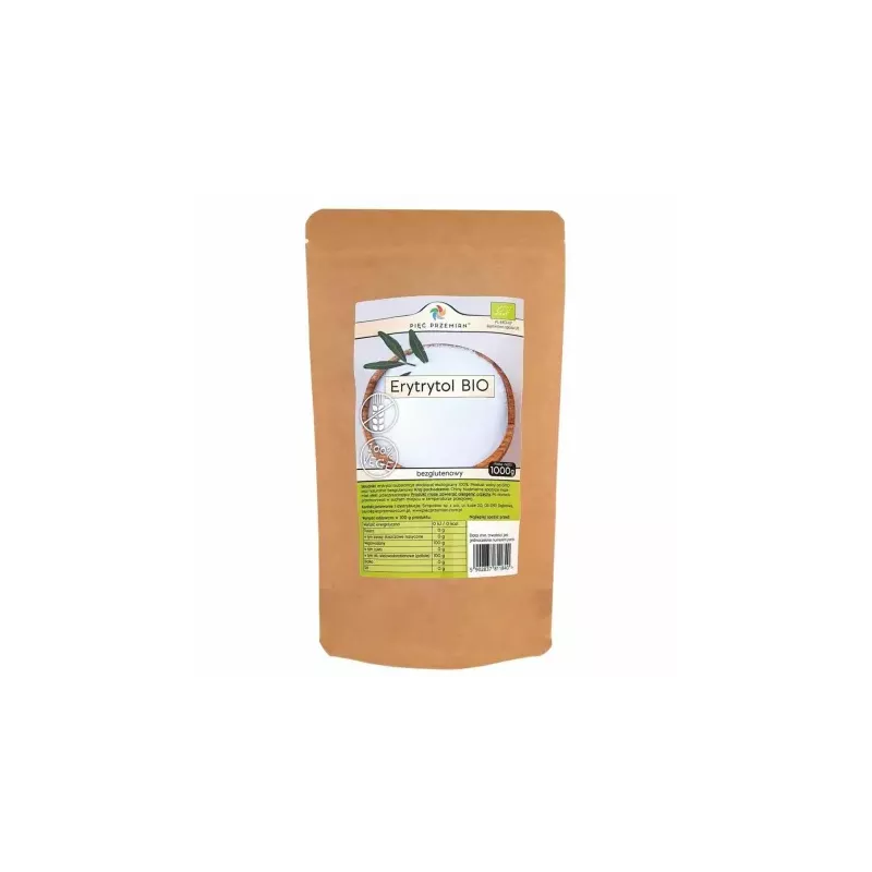 Erytrytol BIO 1 kg - Pięć Przemian