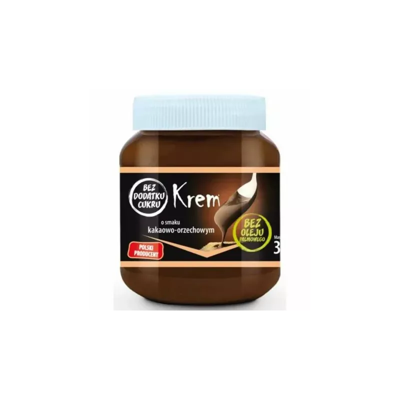 Krem o Smaku Kakaowo - Orzechowym Bez Dodatku Cukru 350 g - CD S.A.
