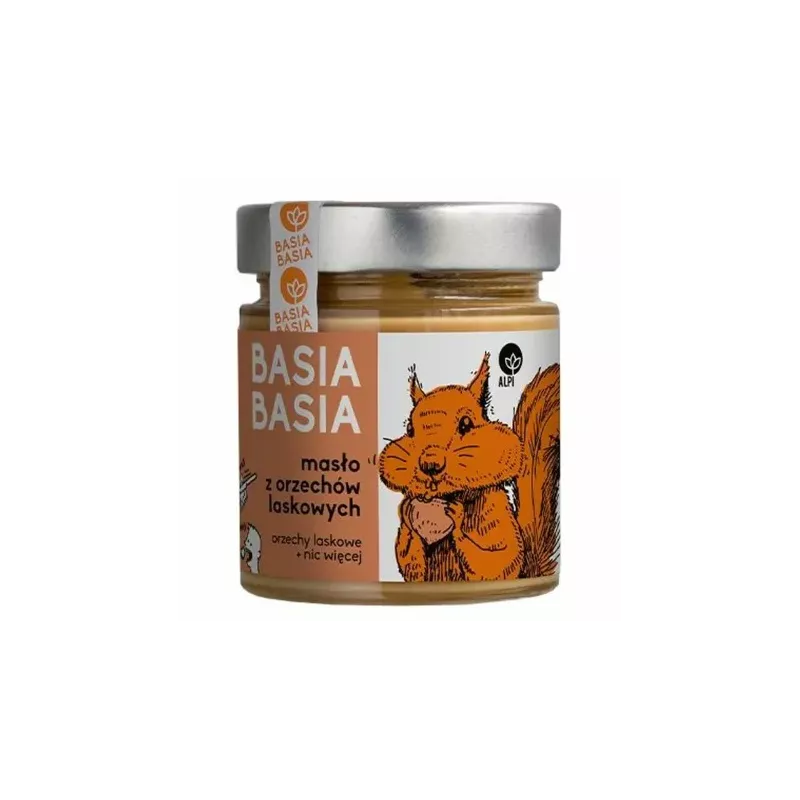 Krem z Orzechów Laskowych 210 g - Basia Basia