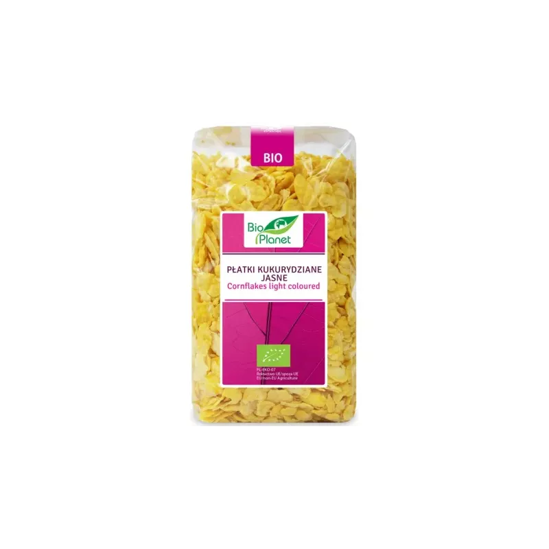 Płatki Kukurydziane Jasne Bio 250 g - Bio Planet - Płatki Śniadaniowe Eko