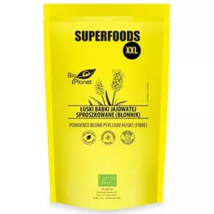 Łuski Babki Jajowatej Sproszkowane (Błonnik) Bio 600 g - Bio Planet