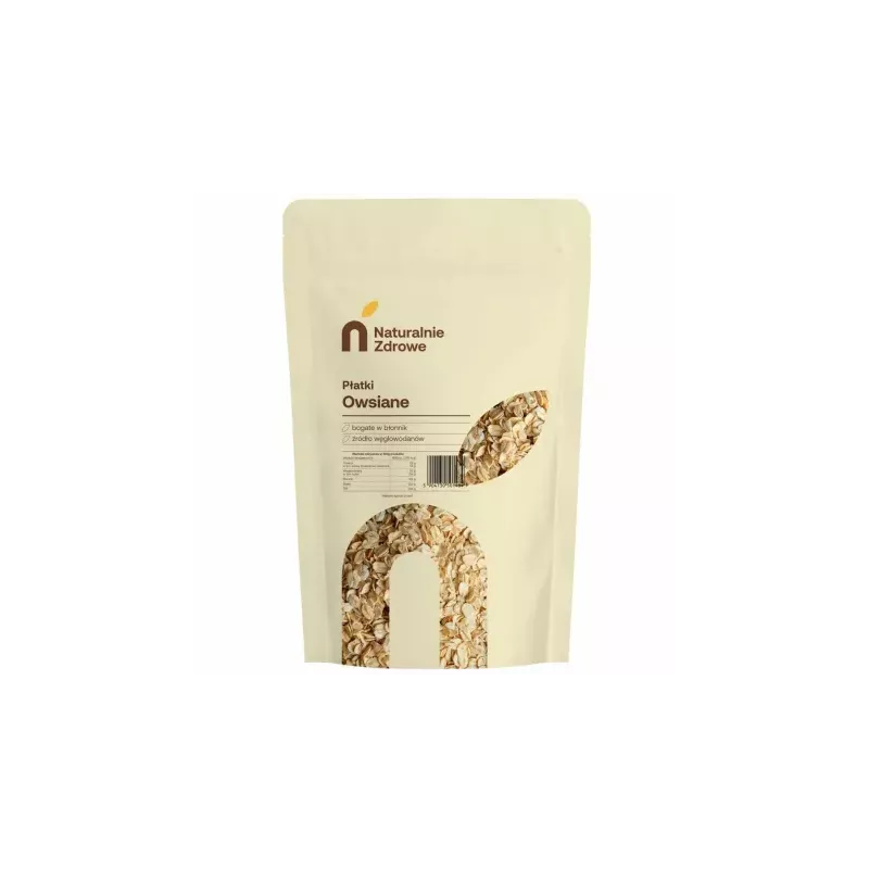 Płatki Owsiane 1 kg - Naturalnie Zdrowe