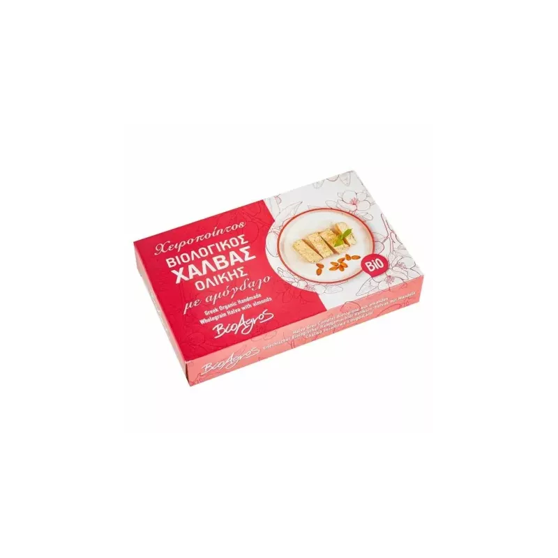 Chałwa Sezamowa z Migdałami Bio 200 g - Bio Agros