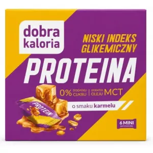 Mini Batoniki Proteina Karmel 102 g (6x 17 g) - Dobra Kaloria