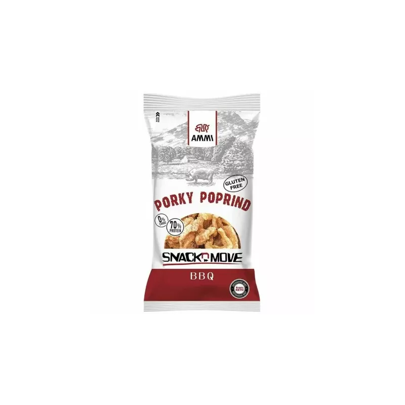 Prażynki Wieprzowe Keto BBQ 40 g - AMMI