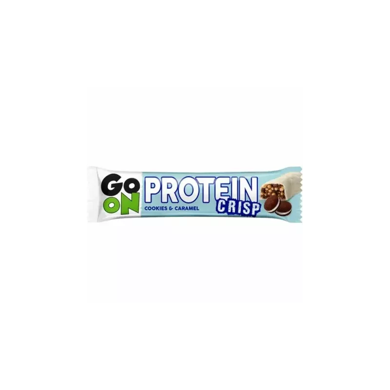 GO ON Baton Proteinowy Crisp Ciastko - Karmel 50 g - Sante