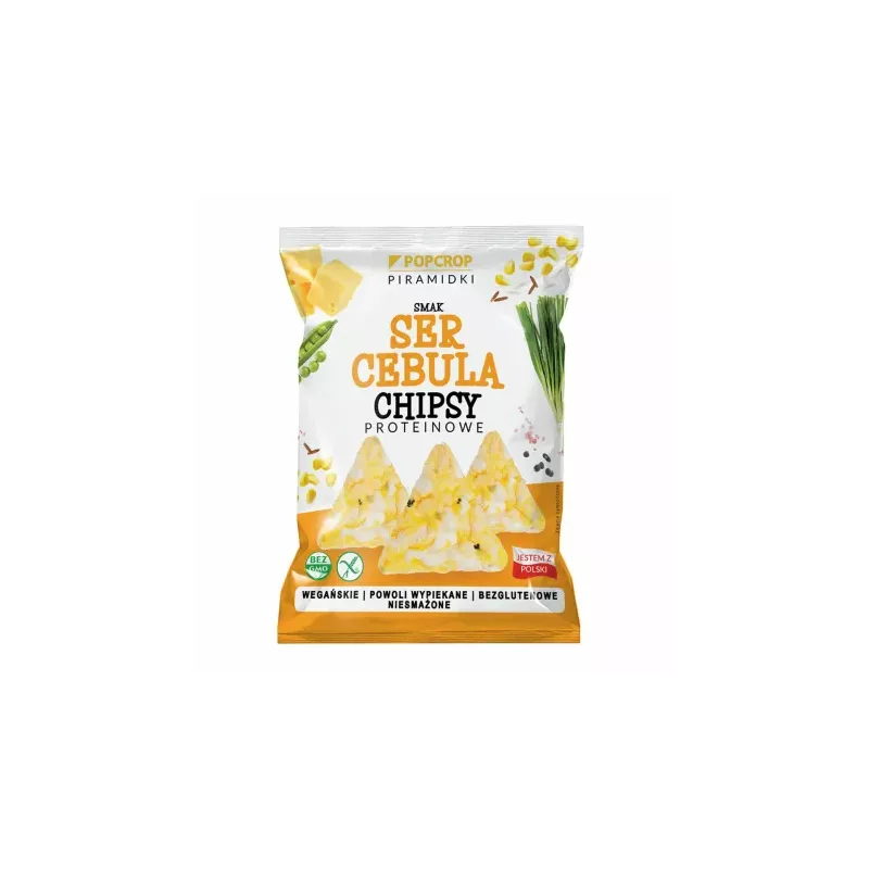 Piramidki Proteinowe Serowo - Cebulowe 60 G - Popcrop
