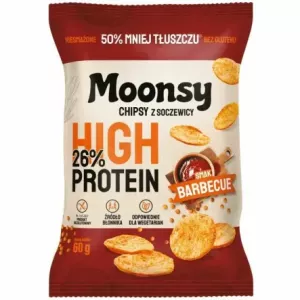 Chipsy z Soczewicy Barbecue Bezglutenowe 60 g - Moonsy