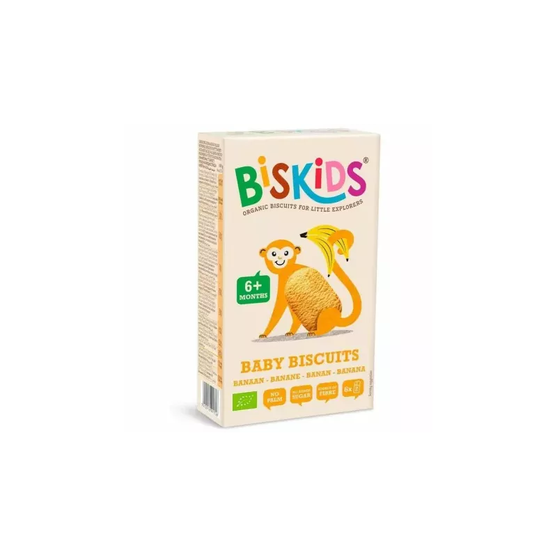 Ciasteczka z Bananem Bio 120 g - Biskids