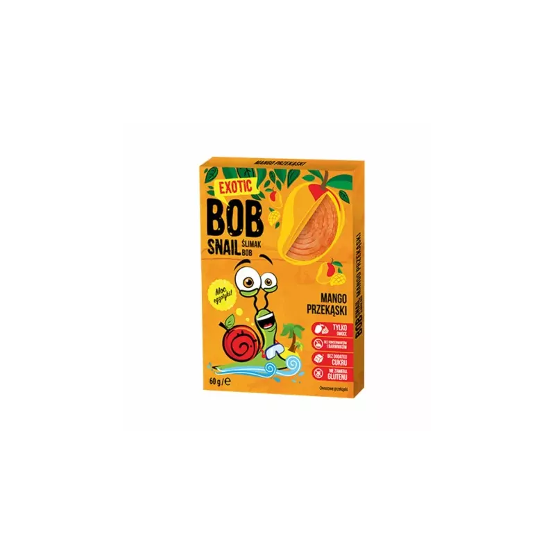 Przekąska Mango Bez Dodatku Cukru 60 g Bob Snail