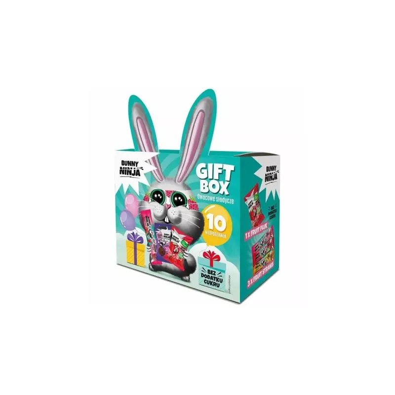 Gift Box Zestaw Owocowych Słodyczy 108 g - Bunny Ninja