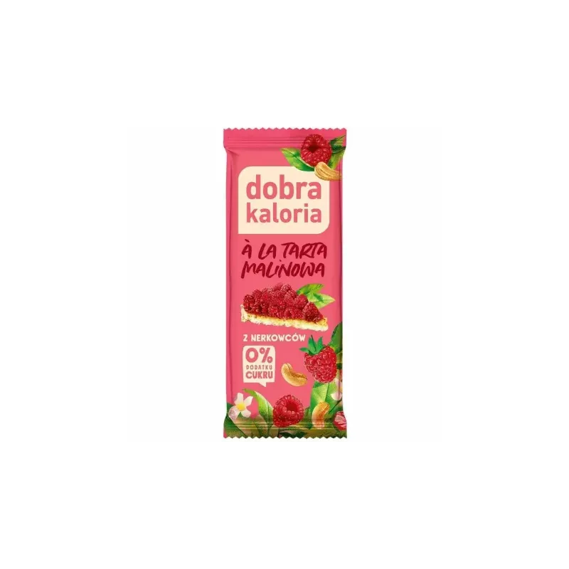 Baton z Nerkowców a'la Tarta Malinowa 35 g - Dobra kaloria