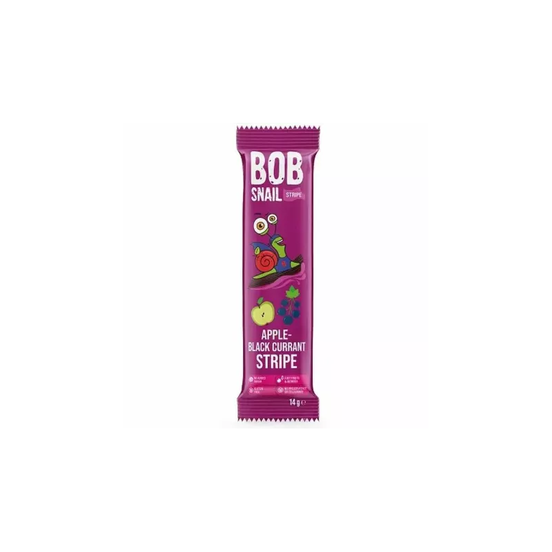 Przekąska Jabłkowo - Porzeczkowa Bez Dodatku Cukru 14 g - Bob Snail