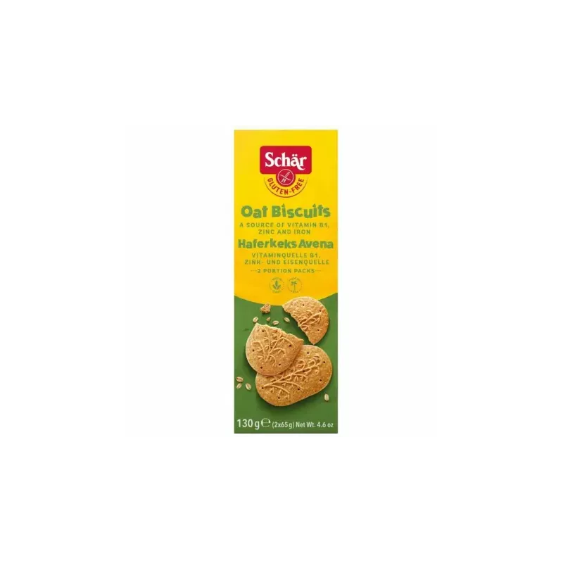 Ciastka Owsiane Bezglutenowe 130 g (2x 65 g) - Schar