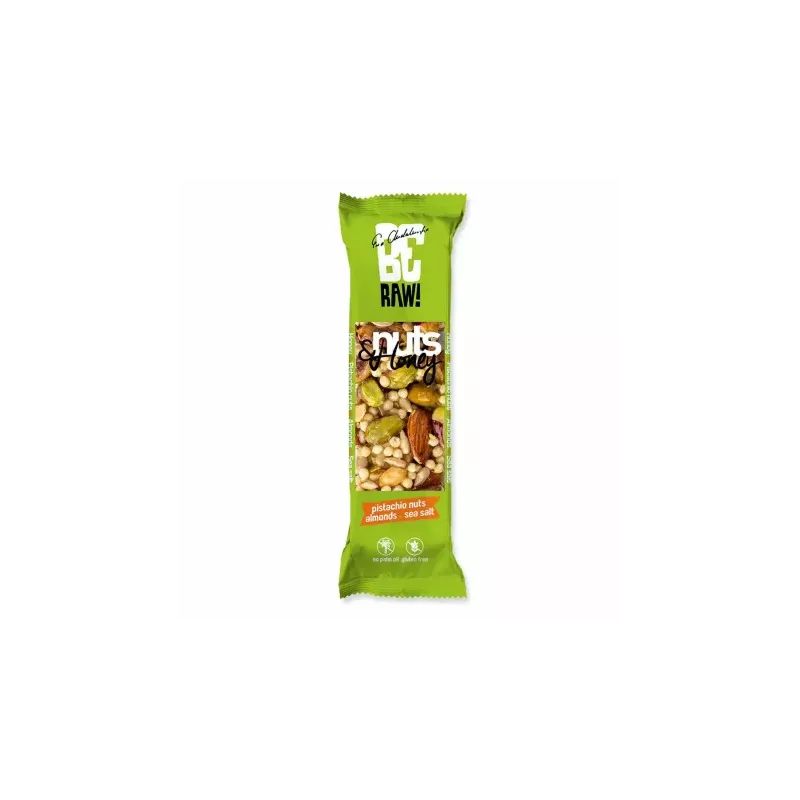 BeRaw Baton Nuts and Honey Pistachio 30 g - Purella