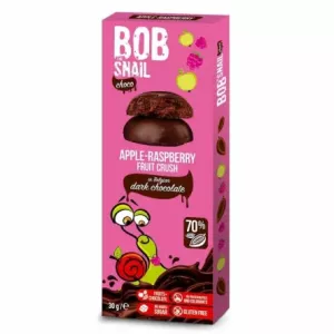 Przekąska Jabłkowo - Malinowa w Ciemnej Belgijskiej Czekoladzie 30 g - Bob Snail