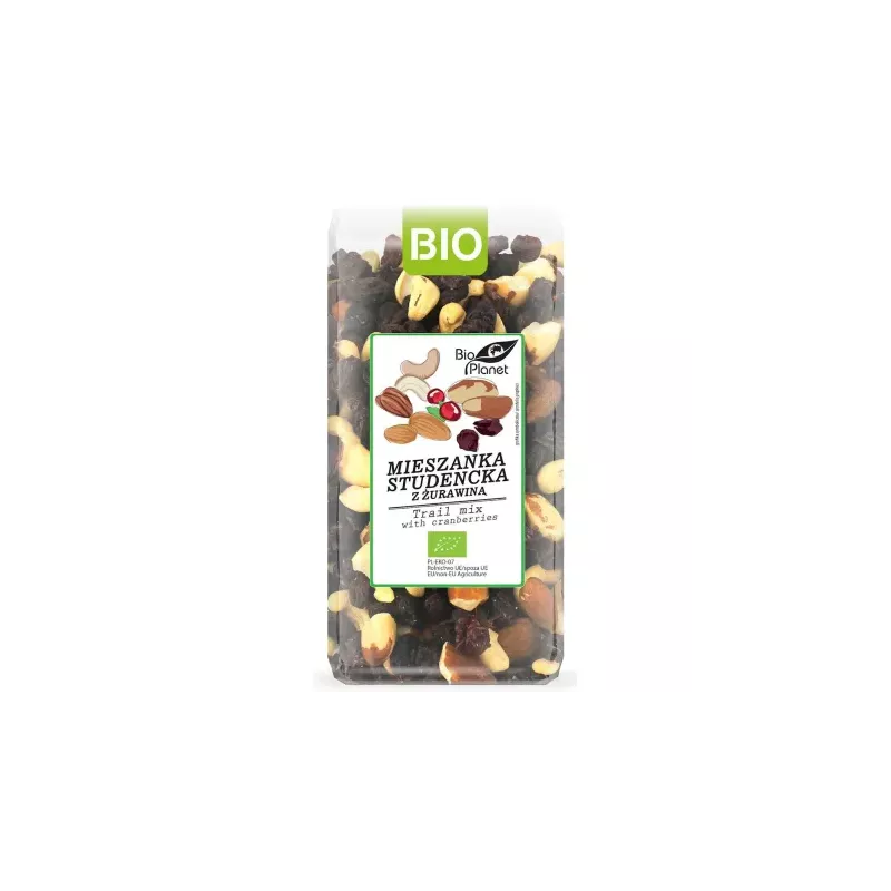 Mieszanka Studencka z Żurawiną Bio 400 g - Bio Planet