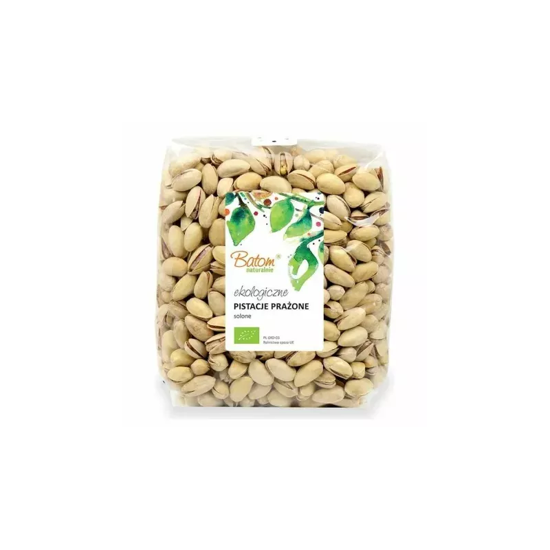 Pistacje Prażone Solone Bio 1 kg - BATOM