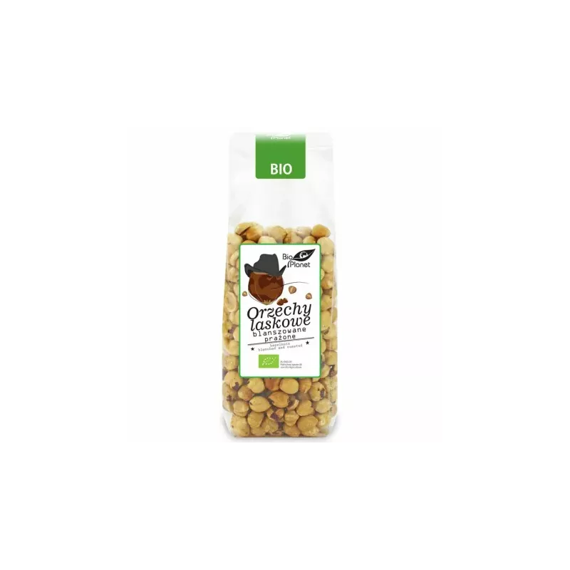 Orzechy Laskowe Prażone Blanszowane Bio 350 G Bio Planet