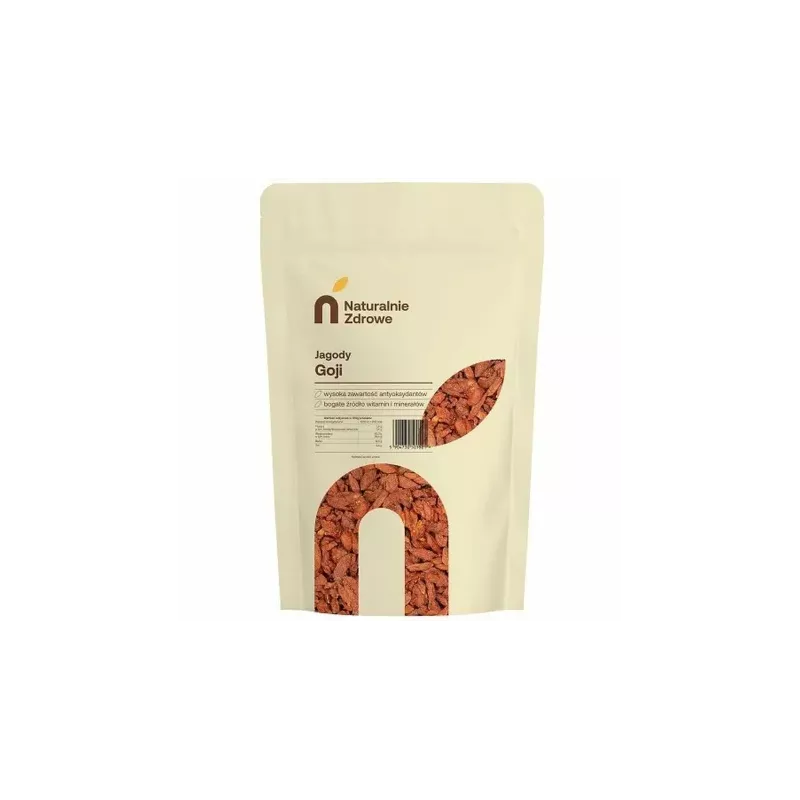 Jagody Goji 500 g - Naturalnie Zdrowe