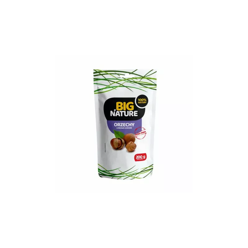 Orzech Laskowy Łuskany 200 g - Big Nature