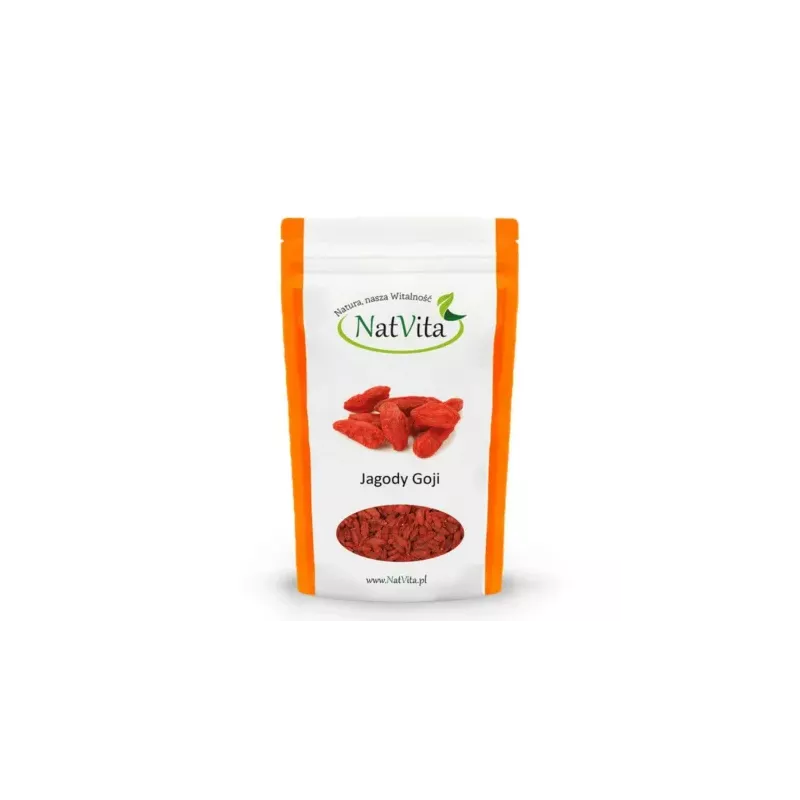 Jagody Goji Owoc Suszony 500 g - Natvita