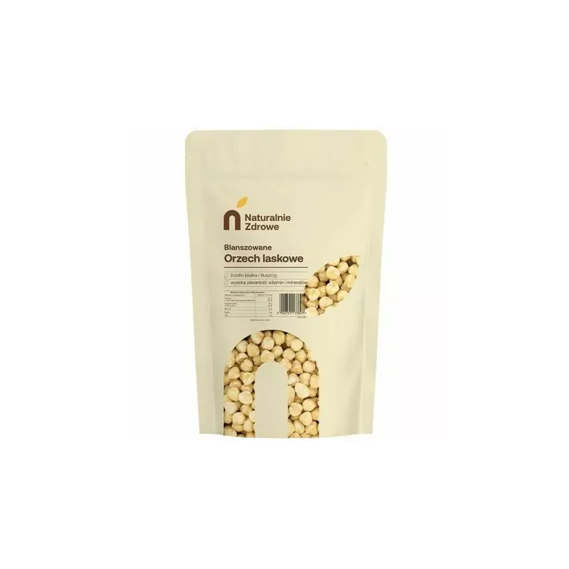 Orzechy Laskowe Blanszowane 250 g - Naturalnie Zdrowe