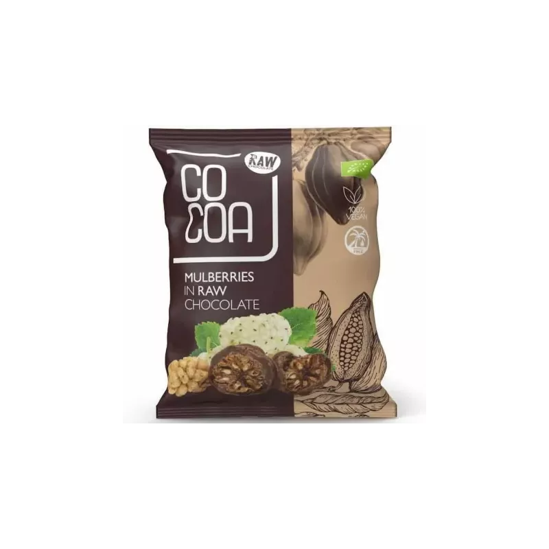 Morwy w Surowej Czekoladzie Bio 70 g - Cocoa