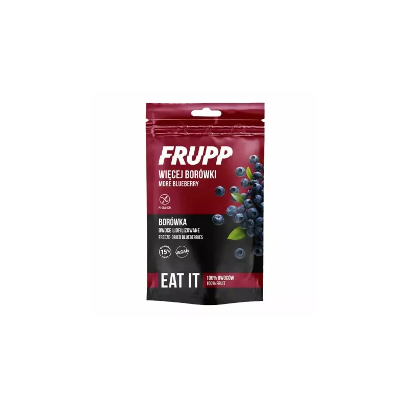 Owoce Liofilizowane Borówka 15 g - Frupp