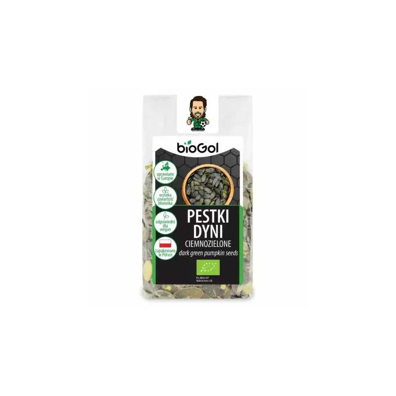 Pestki Dyni Ciemnozielone Bio 150 g - Biogol