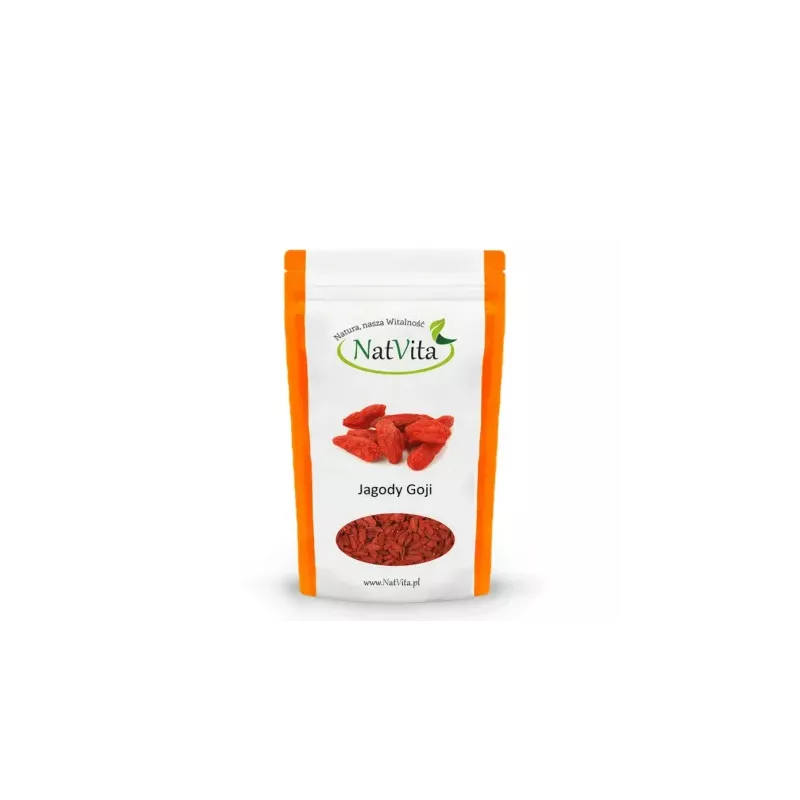 Jagody Goji Owoc Suszony 250 g - Natvita